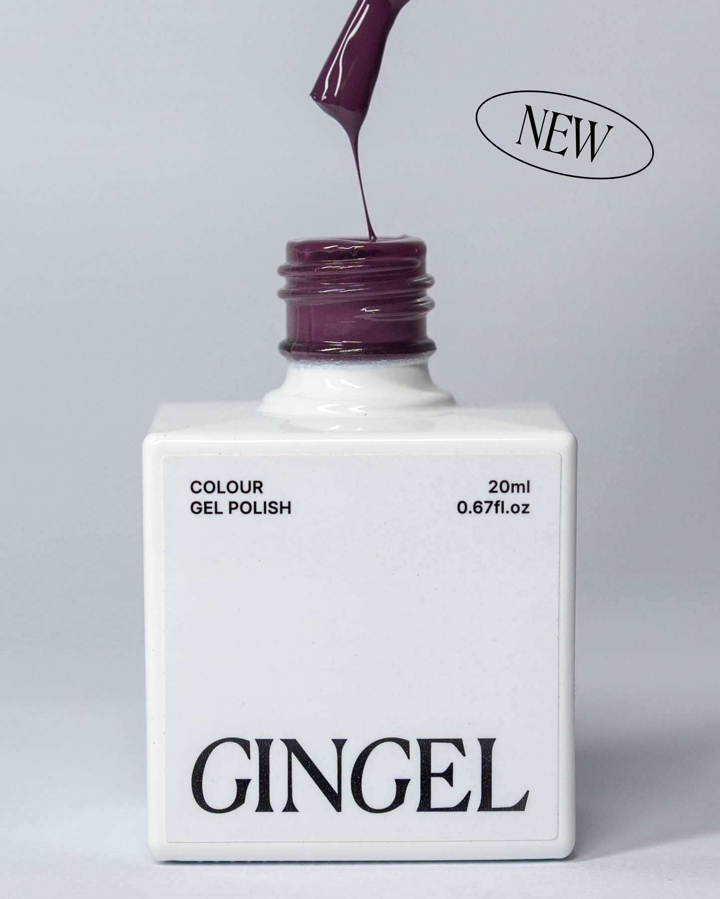 Gingel - Color Gel Polish Aubergine Gleam — #765