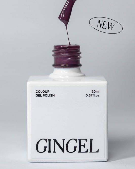 Gingel - Color Gel Polish Aubergine Gleam — #765