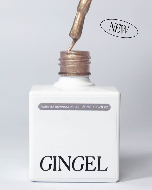 Gingel - Cat Eye Gel Amber Milk Tea — #CE012