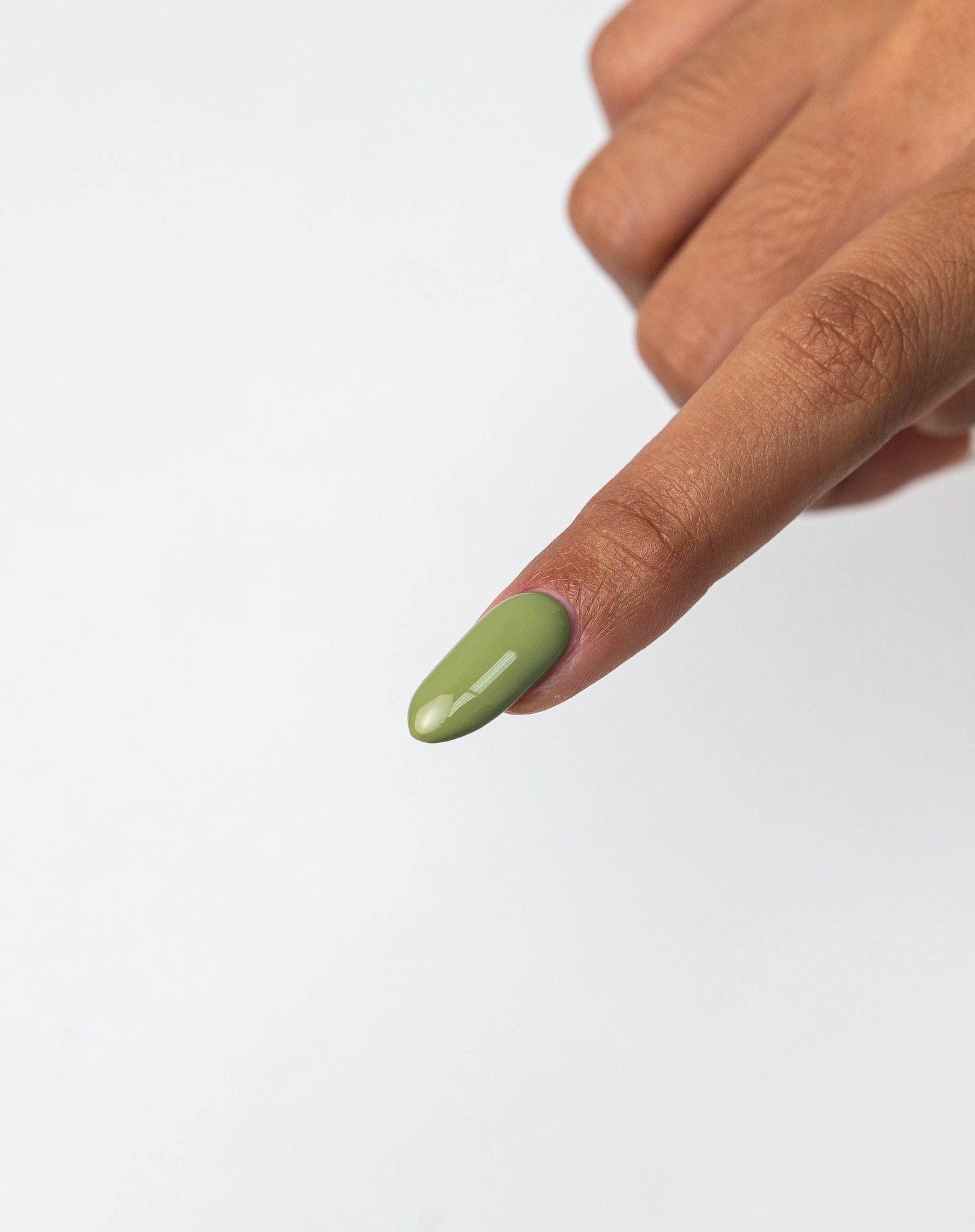 Gingel - color gel polish Olive Green — #438