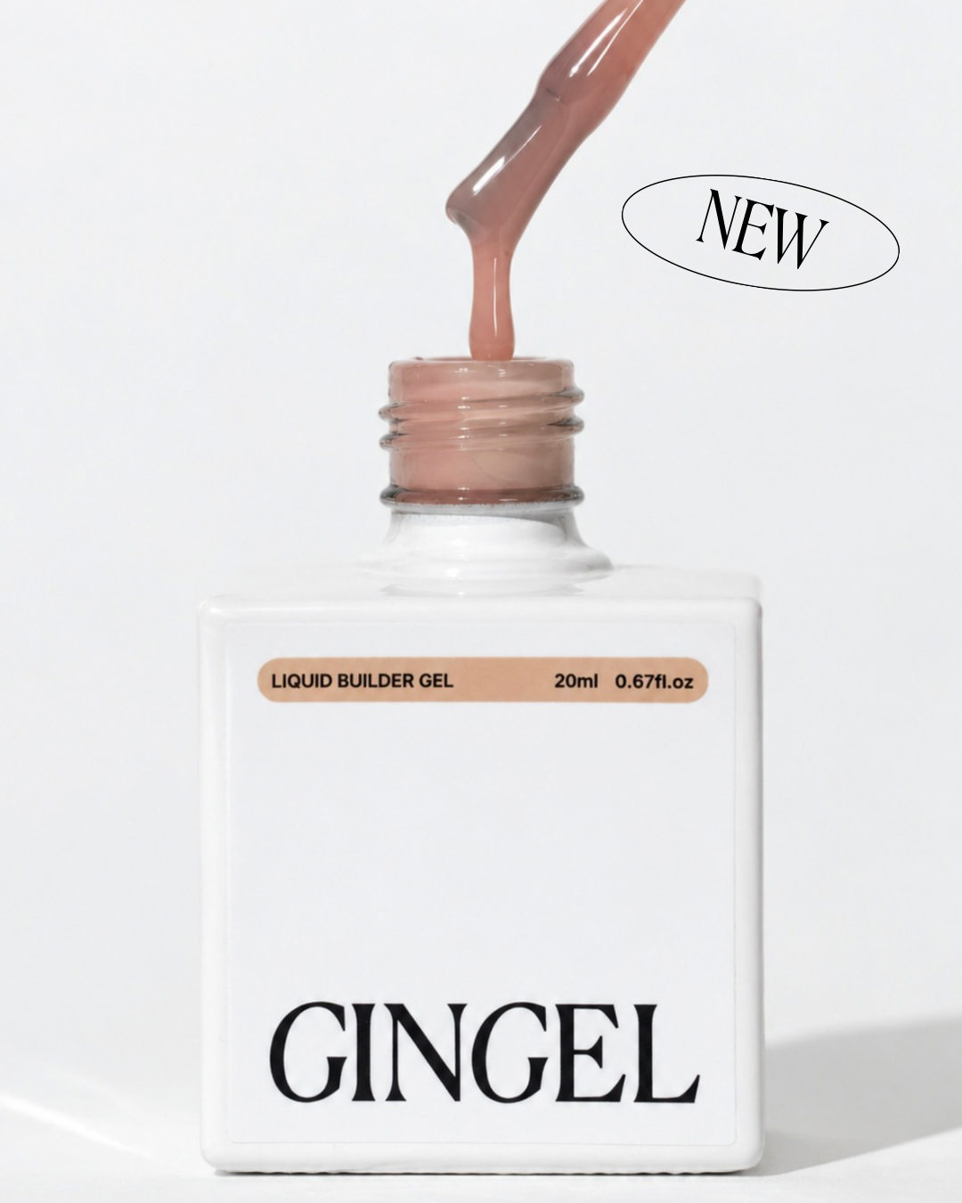 Gingel - Liquid Builder Gel  Soft Flush - #004